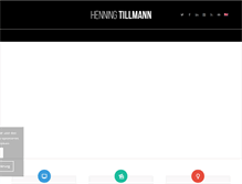 Tablet Screenshot of henning-tillmann.de
